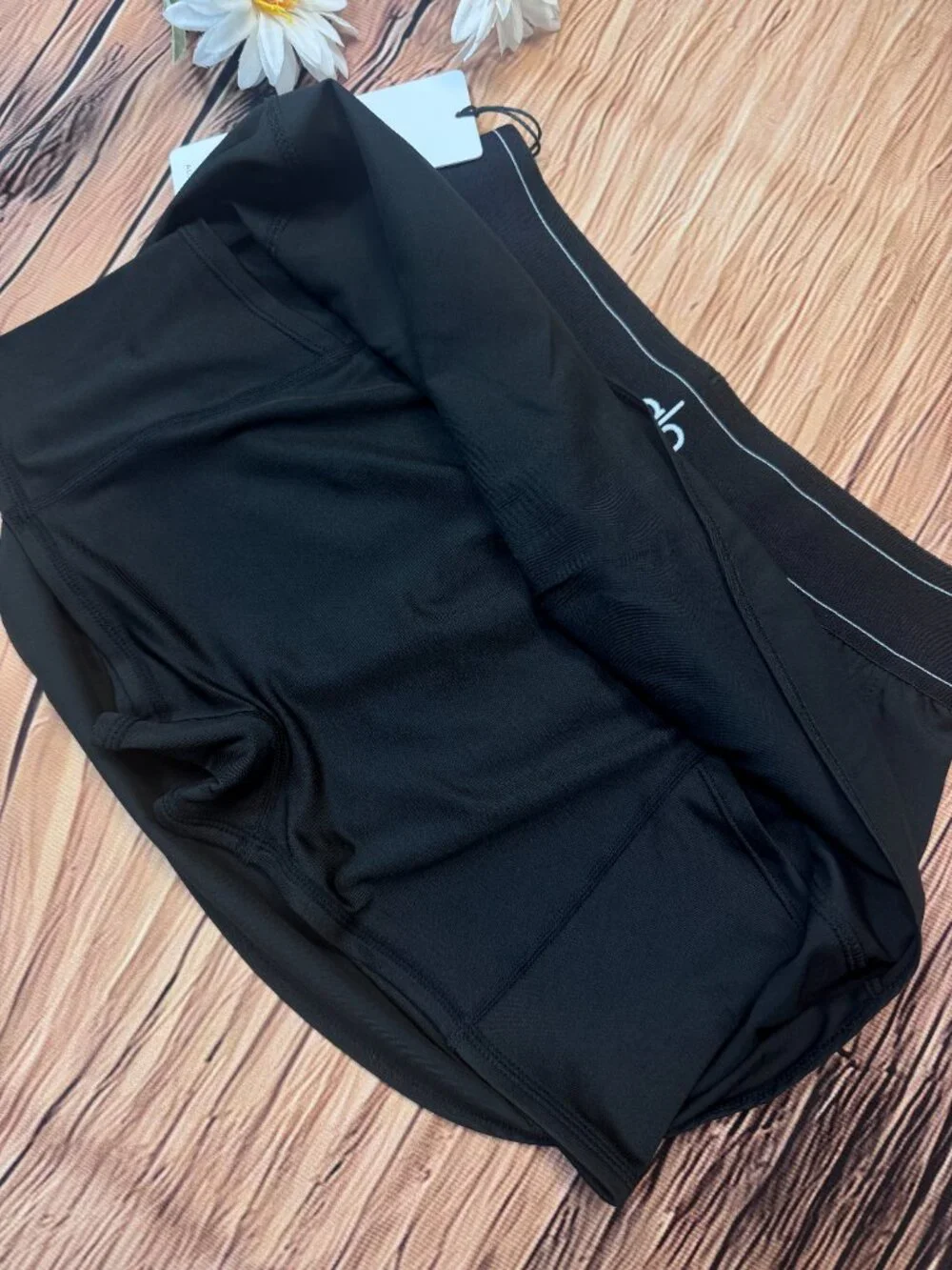 😍ALO Yoga Match Point Tennis Skirt🏆 Minimal Black Skort-NWT